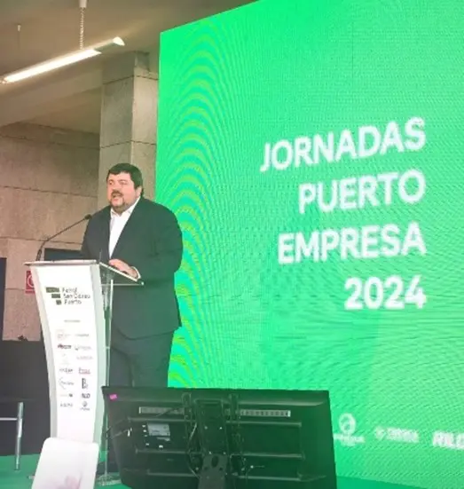 Cristóbal Dobarro en la Clausura jornadas puerto empresa 2014
